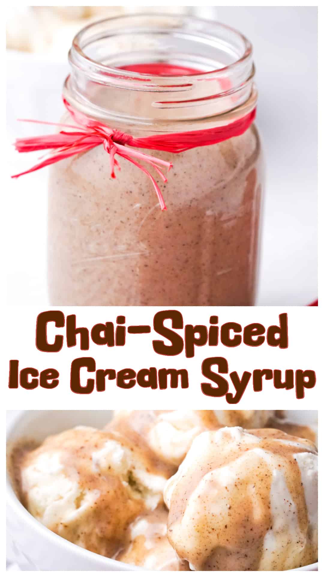 This chai-spiced ice cream syrup is made with sweetened condensed milk and warm pantry spices. No tea, no cooking. It’s the easiest way to dress up a scoop of vanilla, and it doubles as a thoughtful hostess gift. Just whisk, chill, and drizzle. Keeps in the fridge for weeks if it lasts that long. via @cmpollak1