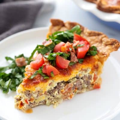cheeseburger quiche