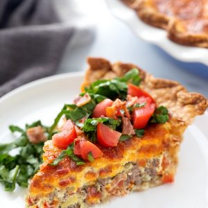 cheeseburger quiche