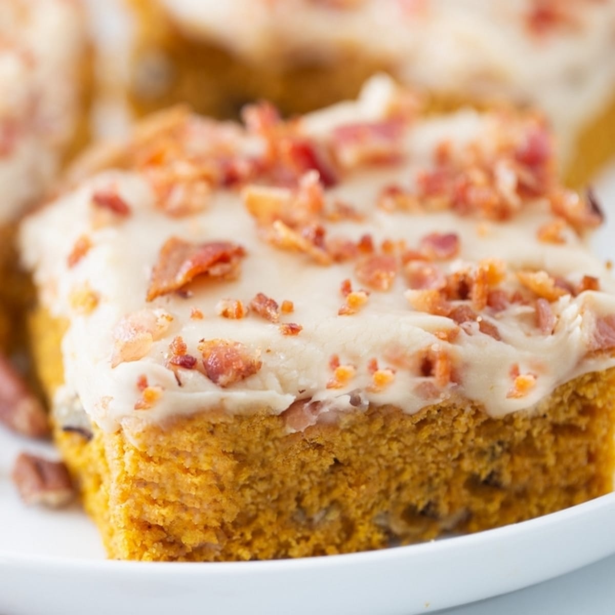 caramel and pumpkin bars