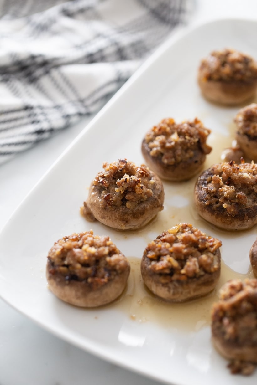 These Pork Stuffed Mushrooms are the kind of appetizer that always disappears fast. Tender mushroom caps packed with savory pork, a hint of cinnamon and nutmeg, and a pop of toasted fennel make each bite warm and flavorful. They’re simple to make yet deliver big on taste—ideal for kicking off any gathering with style. stuffed mushrooms for entertaining