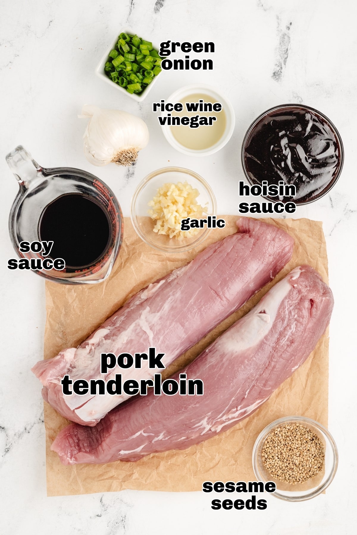 This Hoisin Pork Tenderloin is tender, juicy, and packed with a sweet and savory kick, perfectly balanced and full of flavor. Plus, it’s an easy dish that delivers big flavor every time. ingredients