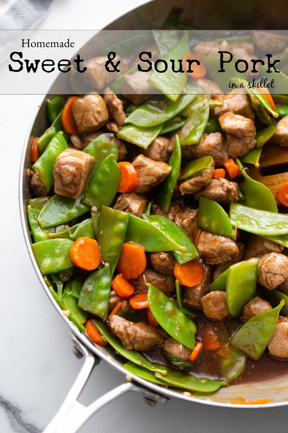 Homemade sweet and sour pork is a healthier twist on the overly sweet take-out version. The flavors stay balanced without being too sugary, and it still comes together in under twenty minutes. It’s one of those easy skillet meals that’s perfect for a busy weeknight. via @cmpollak1