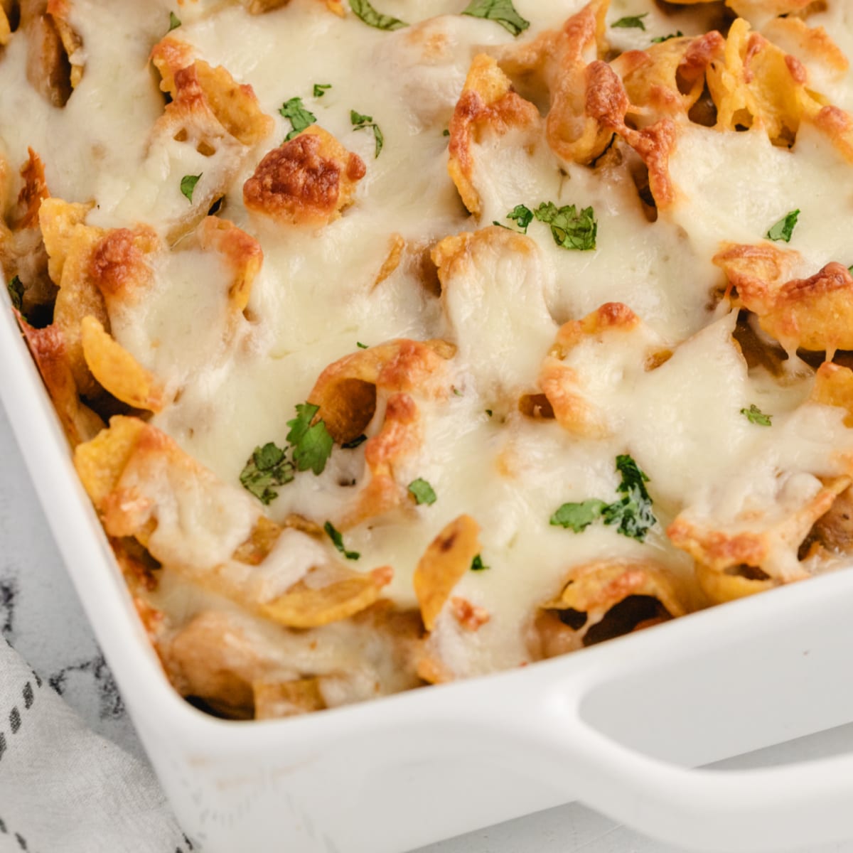 Chicken Frito Pie Casserole