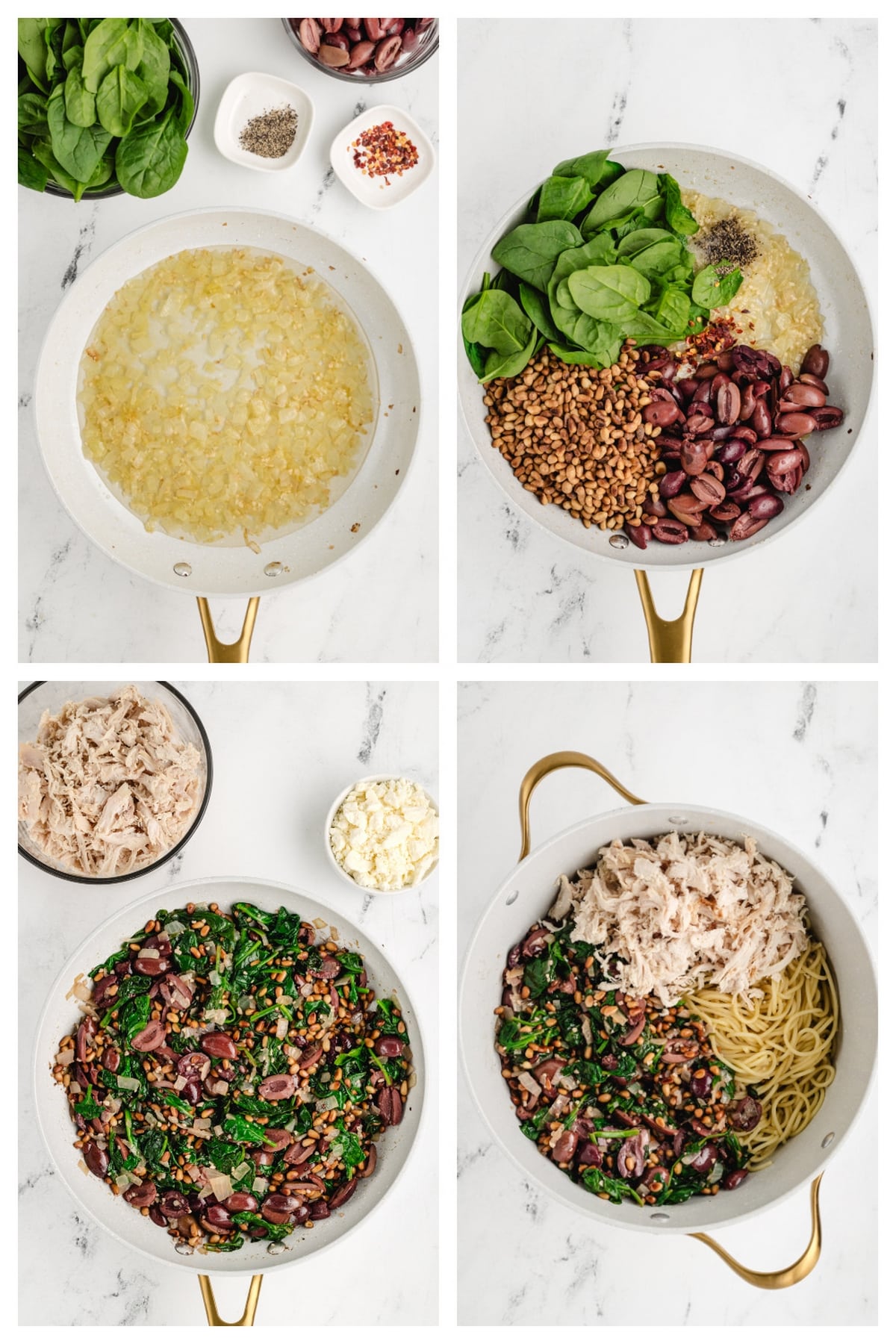 Greek Chicken Pasta how to make it step by step process of making the recipe