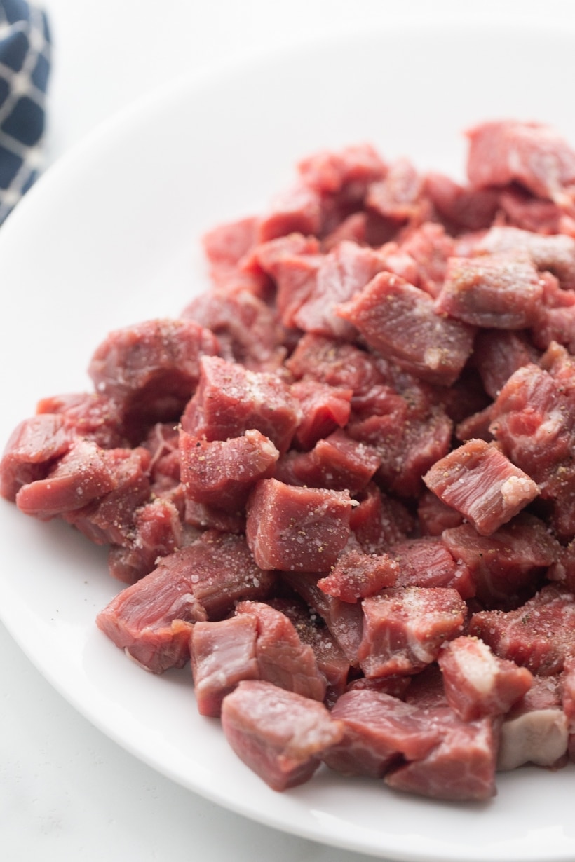 cubed beef tenderloin