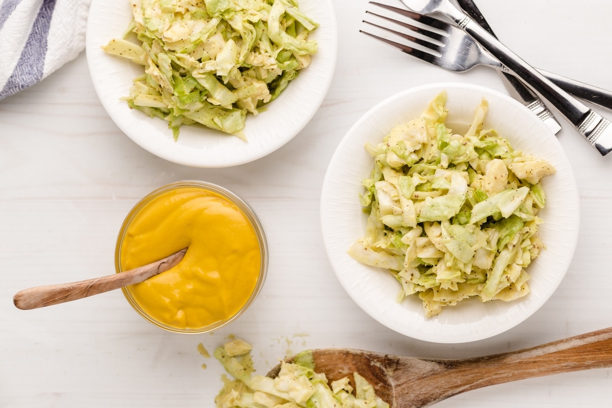 mustard based coleslaw
