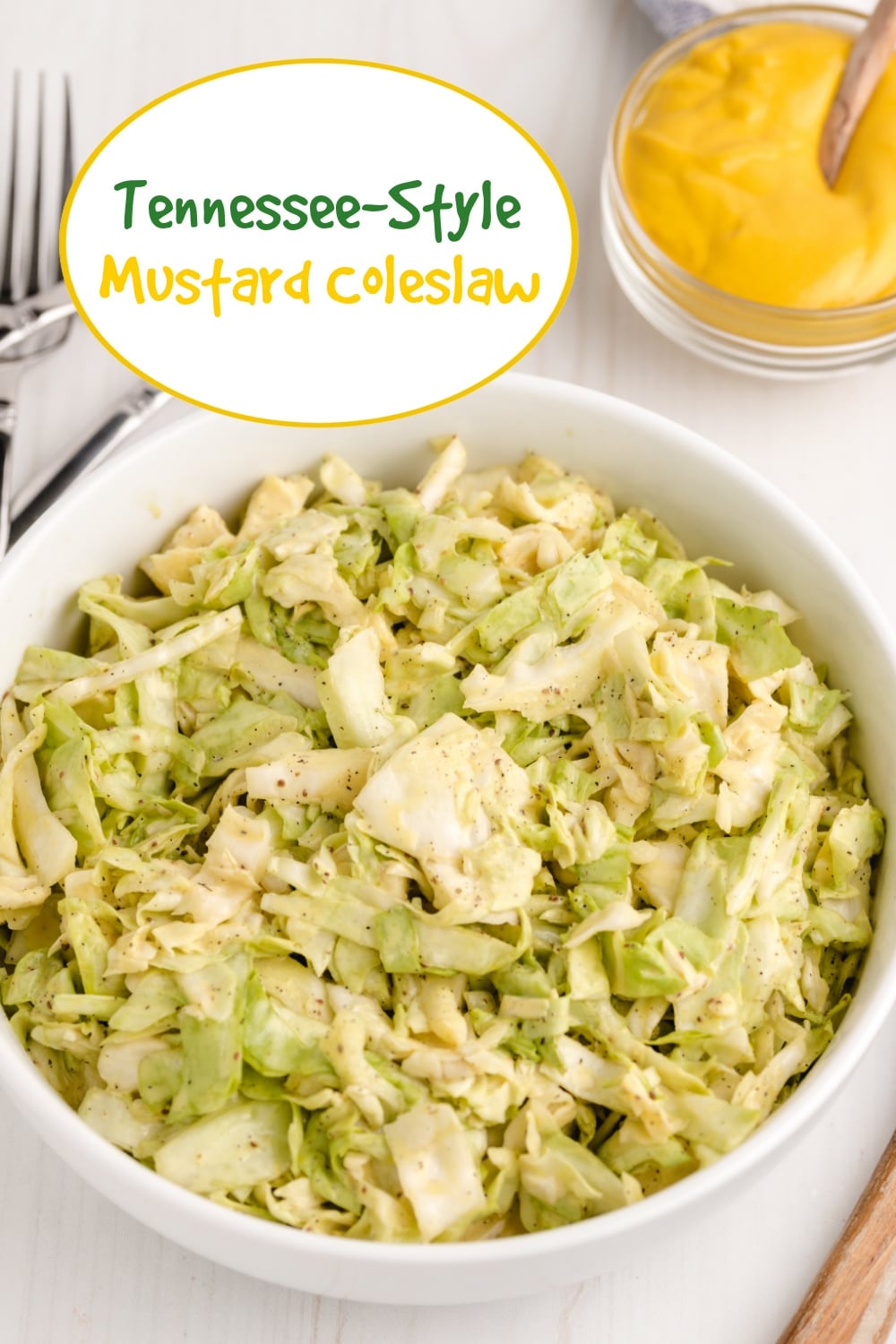 This Tennessee-Style Mustard Coleslaw is a classic with a twist, where yellow mustard adds an extra kick. It’s not just a great side; it’s perfect for piling on burgers or hot dogs, too. via @cmpollak1
