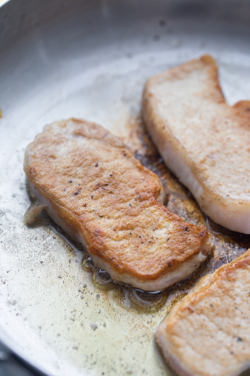 pork and apples together