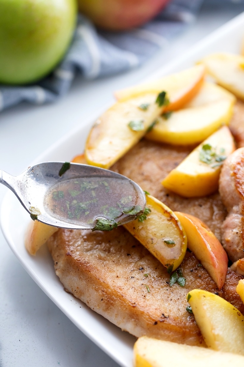 seasonal pork dinner
