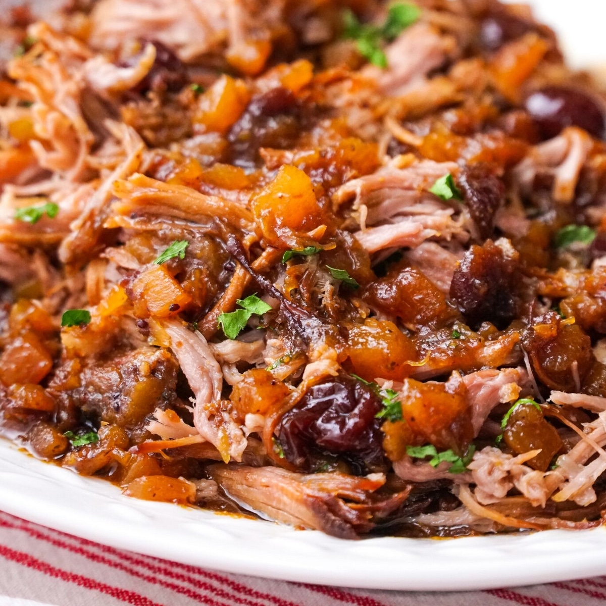 slow cooker cranberry pineapple pork