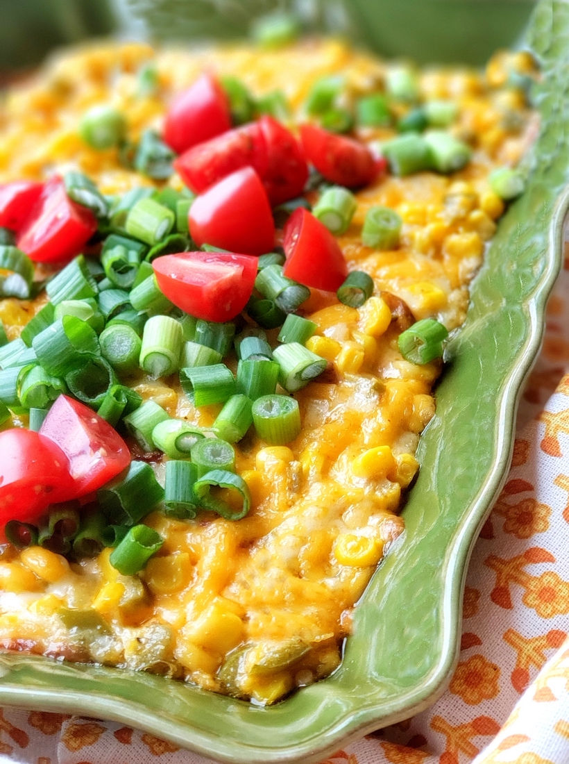 This hot corn dip, packed with lots of melty cheese, corn, and seasonings, disappears faster than any appetizer I’ve ever made. It's one of my favorites to serve at gatherings. hot corn dip
