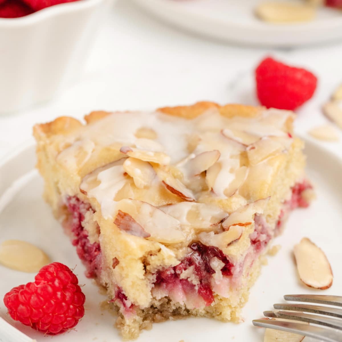 Raspberry Almond Coffee Cake