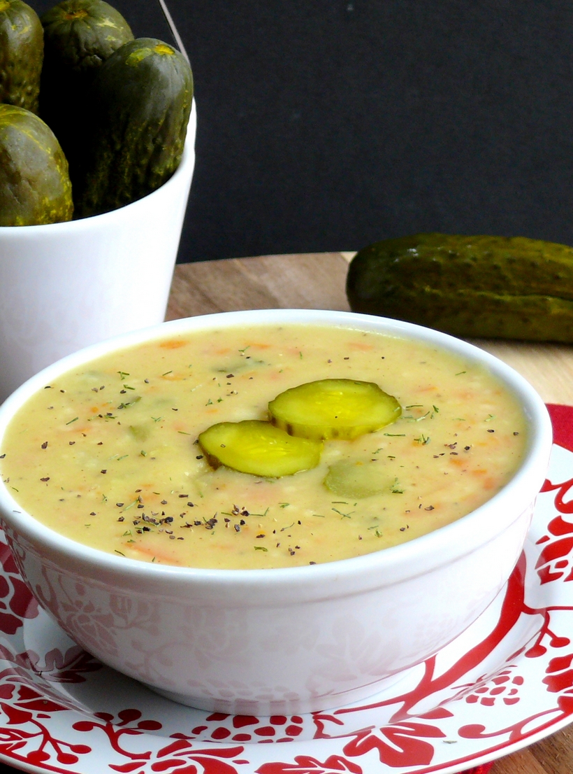 Dill Pickle Soup has swept the nation and is exactly the Polish Dill Pickle Soup recipe you've been looking for. Bowl of pickle soup