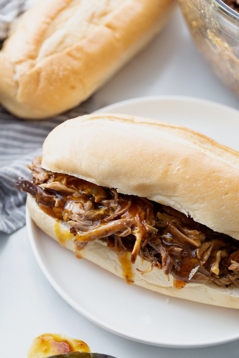 Rescuing your weeknight with a hassle-free slow-cooker masterpiece—truly a "set-it-and-forget-it" meal, with flavors that seem far more labor-intensive. This pulled pork, prepared in just 10 minutes, is the ultimate comfort food dinner idea. Perfect for pulled pork slow cooker and crock pot enthusiasts and those seeking easy dinner ideas. Enjoy on your preferred soft or crusty bun for a satisfying pulled pork sandwiches experience. honey soy pork