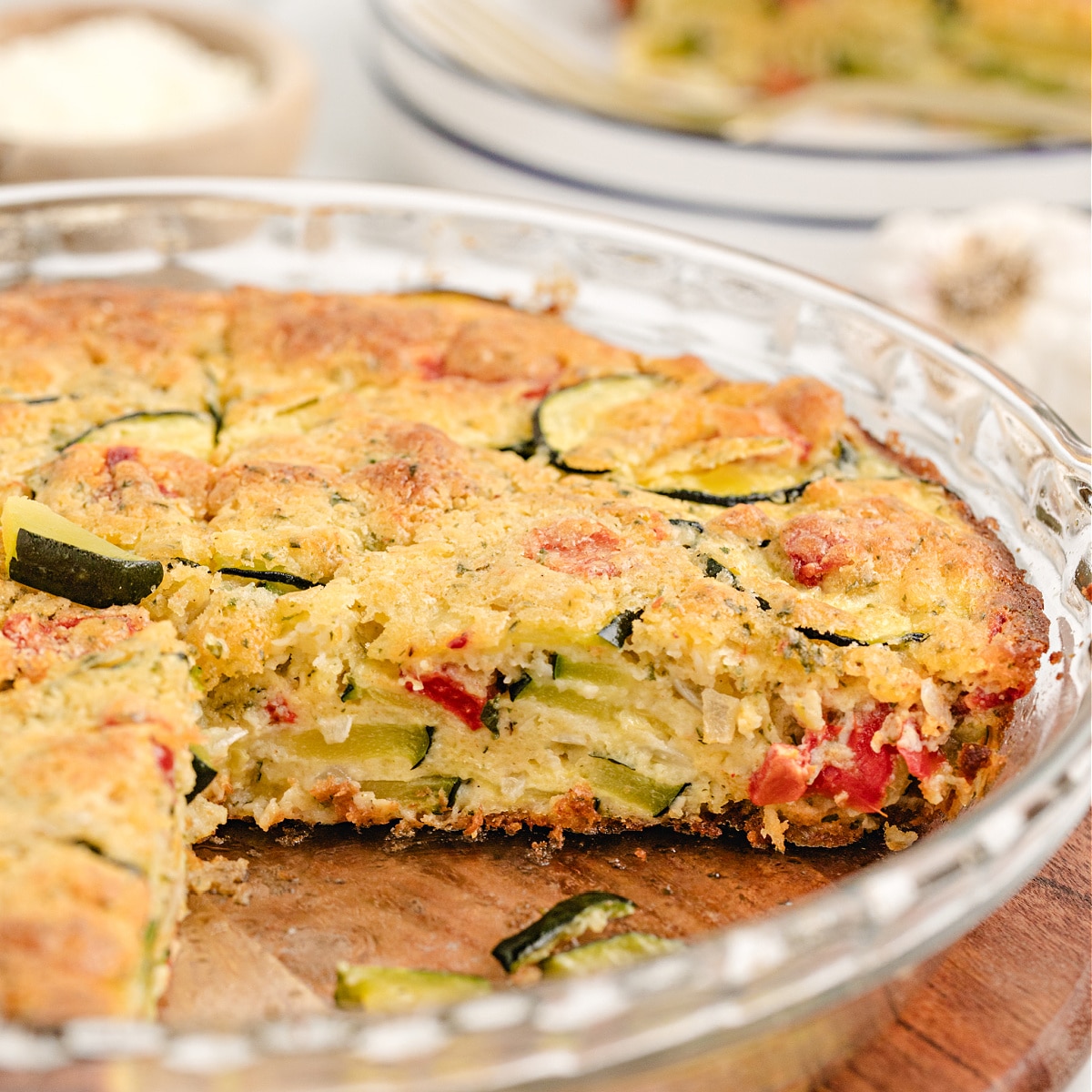 Bisquick Zucchini Pie (Crustless and Easy)