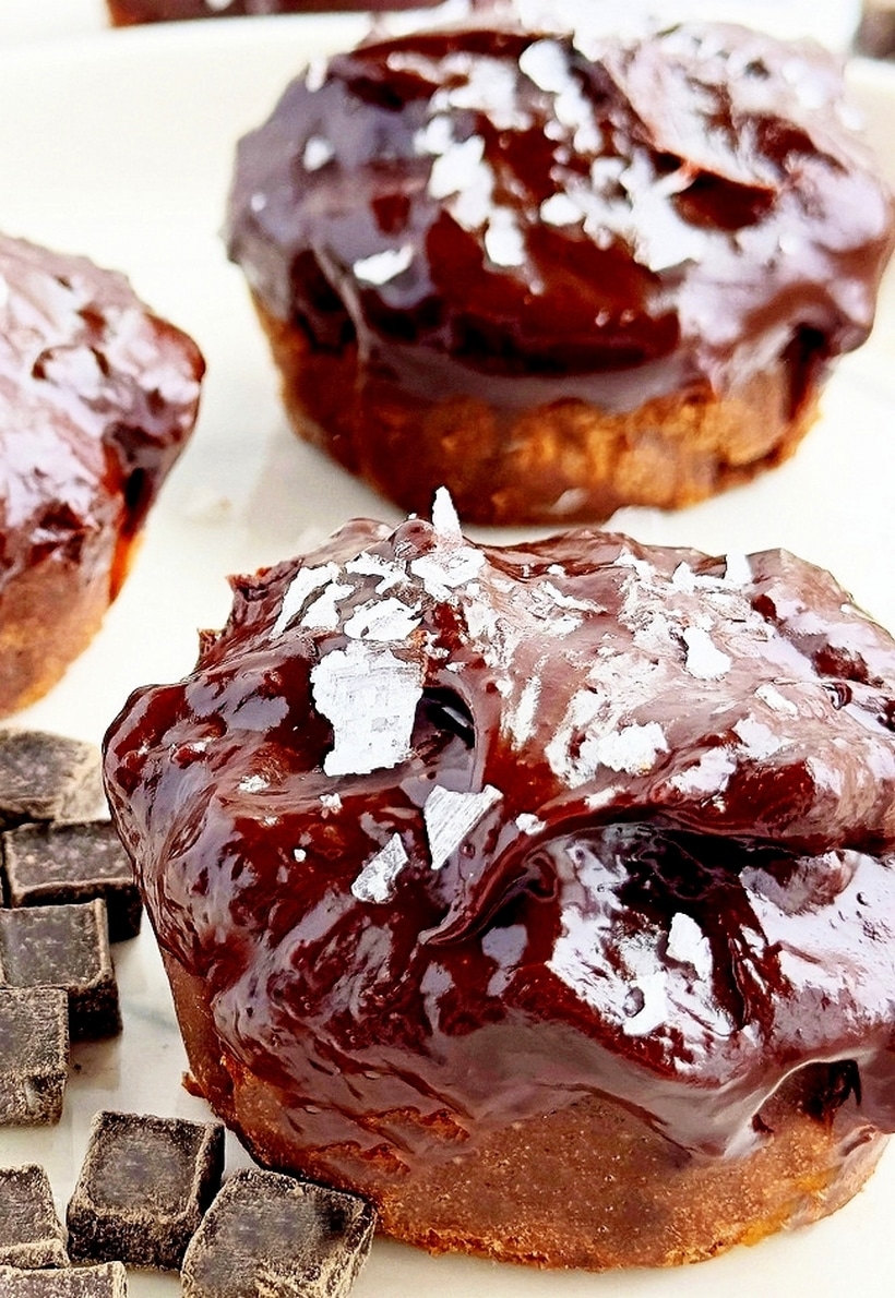 double chocolate chip banana muffins