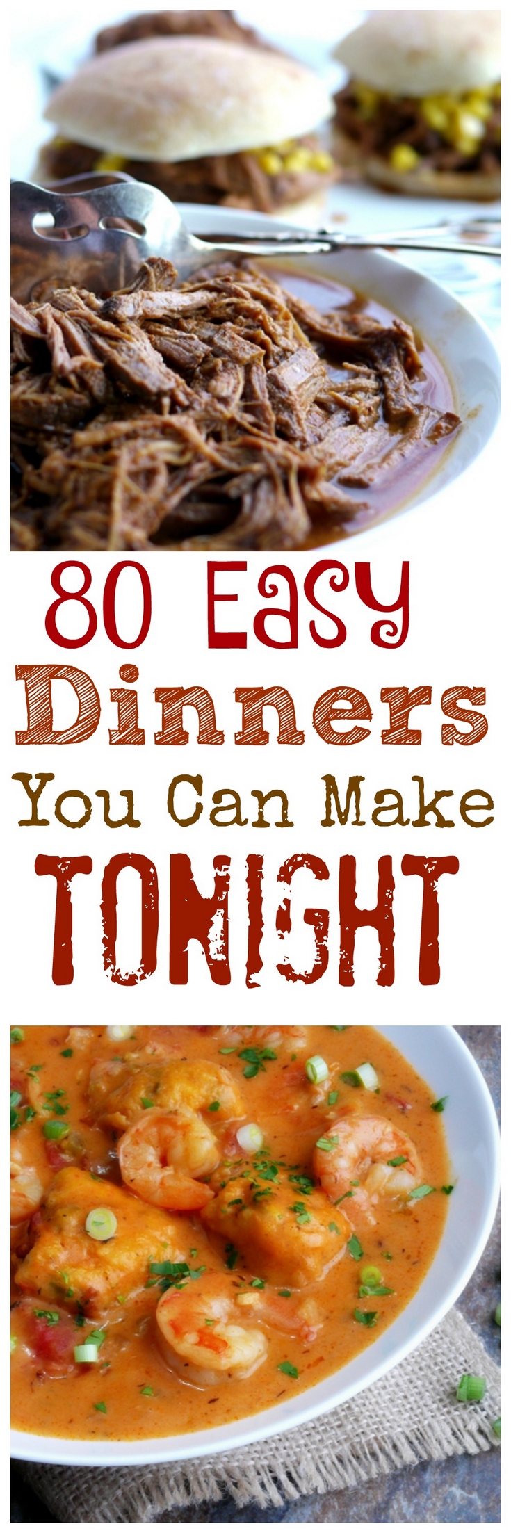 What's for dinner is the most asked question in my house! Luckily these 80 Easy Dinners You Can Make Tonight answers the age old question quite nicely. Enjoy these delicious meals from NoblePig.com. via @cmpollak1
