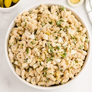 spicy horseradish pasta salad