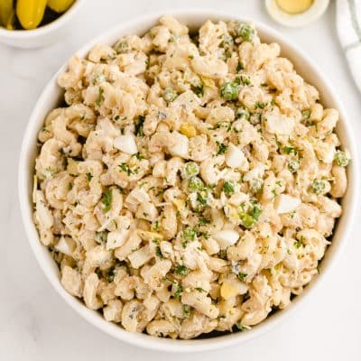 spicy horseradish pasta salad