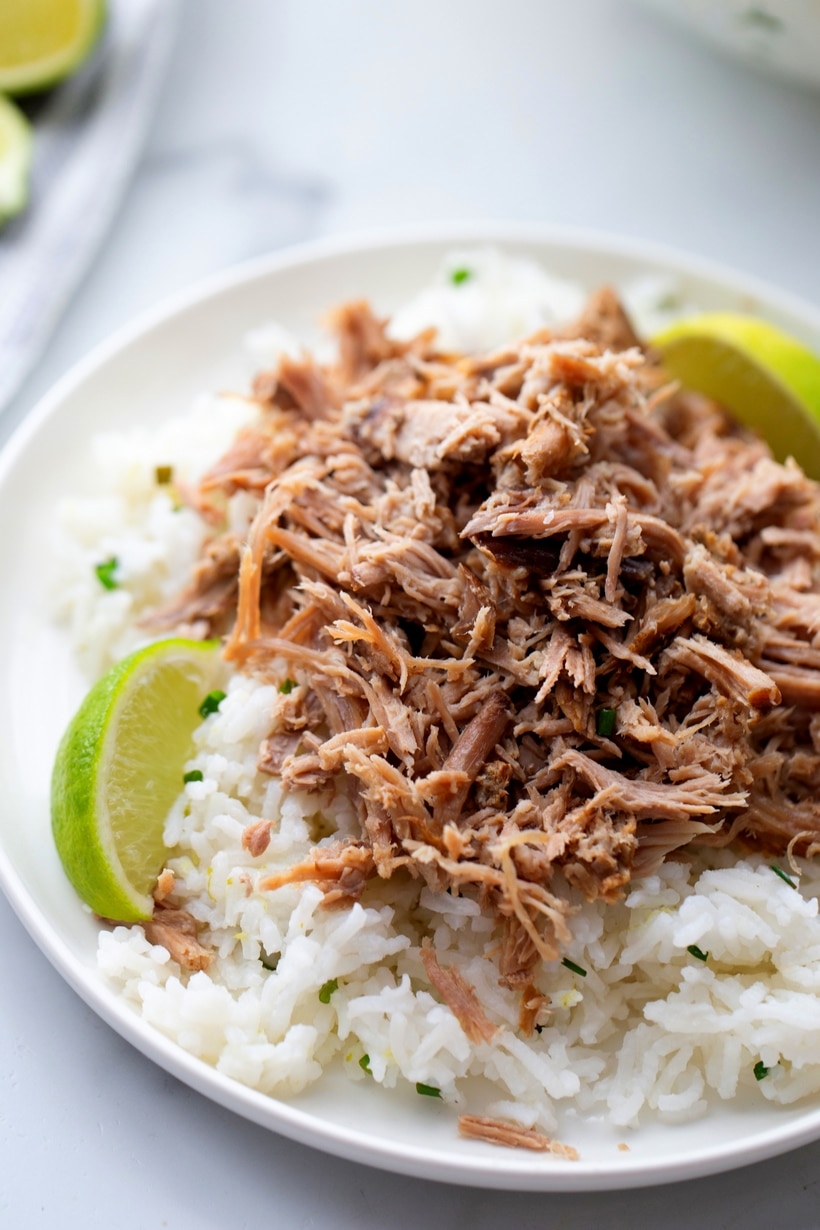 kalua pork in the slow cooker