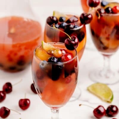 cherry orange sangria
