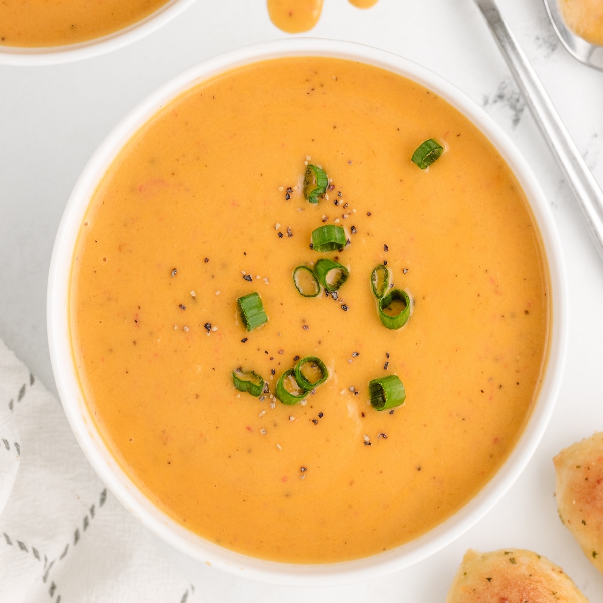 Creamy Red Pepper Coconut Soup