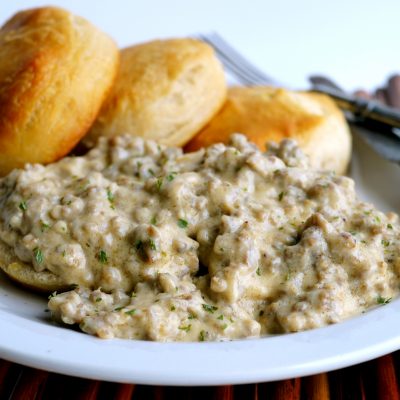 The Best 5-Ingredient Sausage Gravy for Biscuits