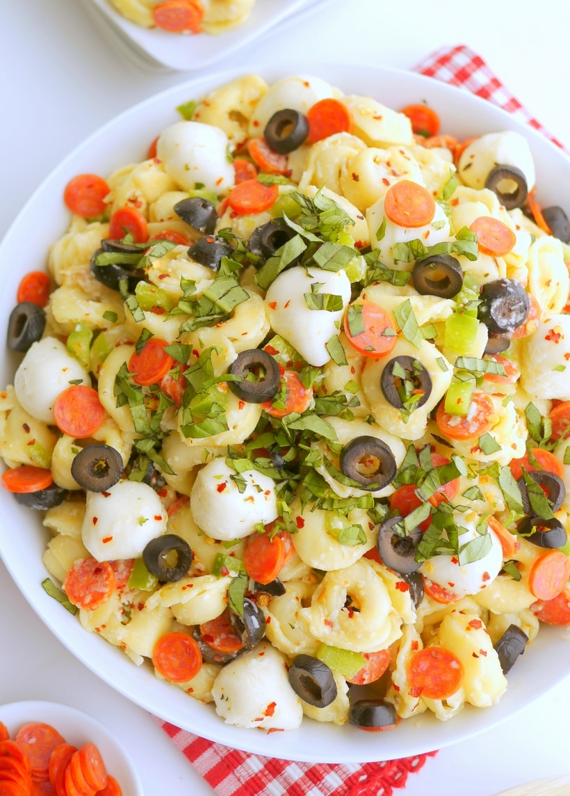 pizza pasta salad