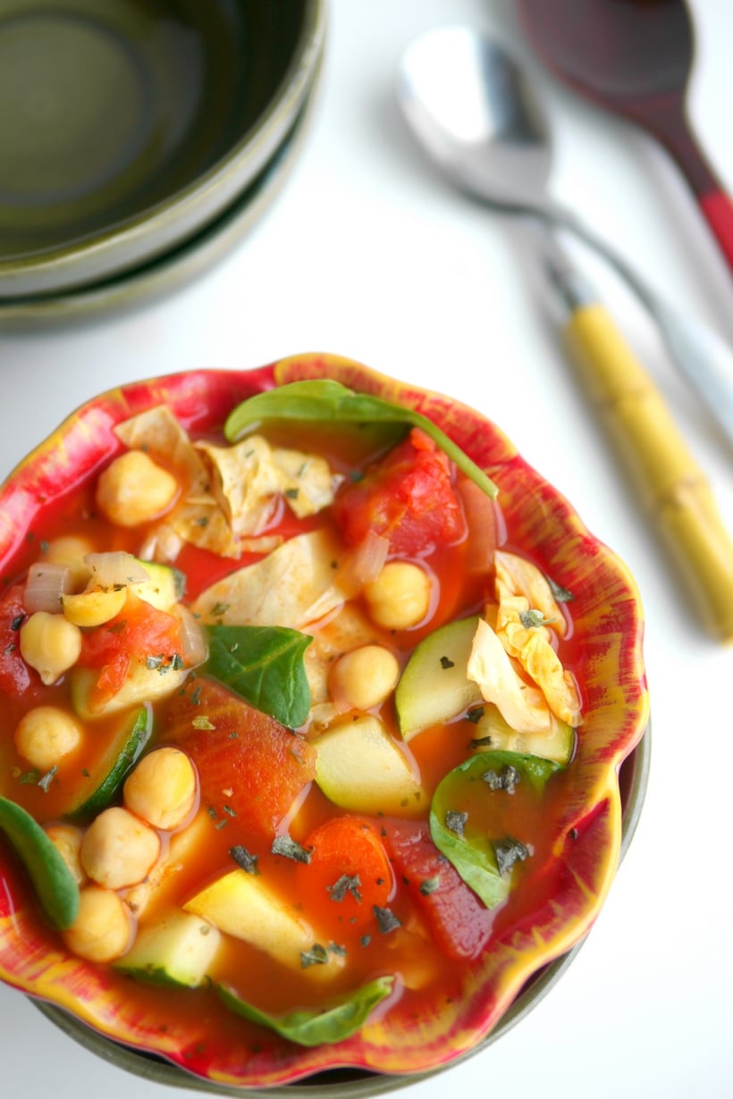 skinny Italian vegetable soup