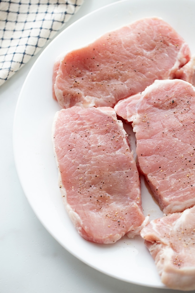 These orange glazed pork chops, made with just five ingredients, are ready in a flash and are perfect for any night of the week. The tangy orange glaze adds a burst of flavor that perfectly complements the savory chops. ingredients