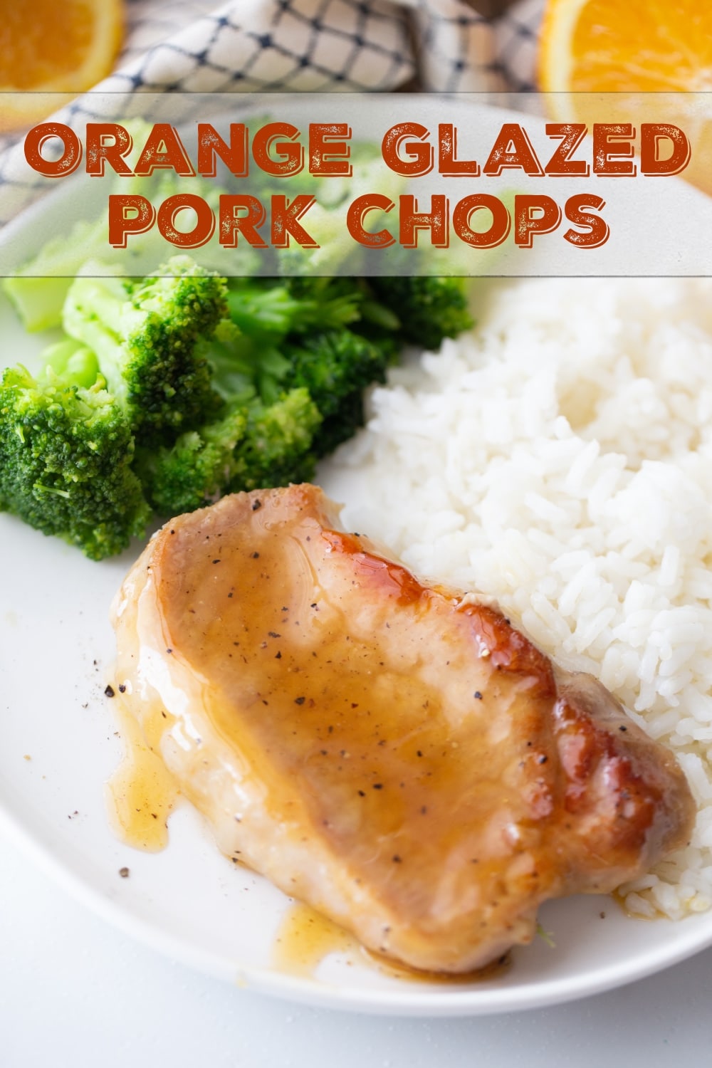 These orange glazed pork chops, made with just five ingredients, are ready in a flash and are perfect for any night of the week. The tangy orange glaze adds a burst of flavor that perfectly complements the savory chops. via @cmpollak1