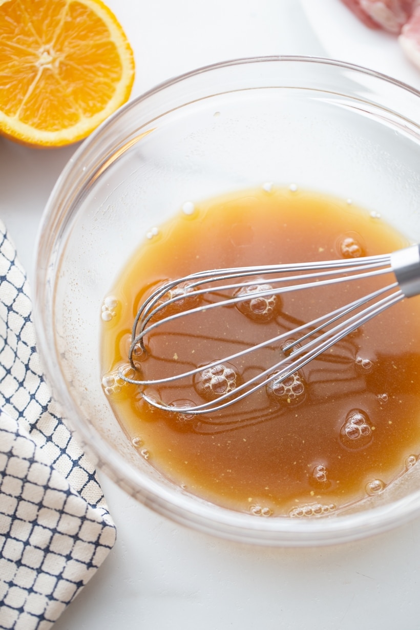 These orange glazed pork chops, made with just five ingredients, are ready in a flash and are perfect for any night of the week. The tangy orange glaze adds a burst of flavor that perfectly complements the savory chops. orange Glaze ingredients