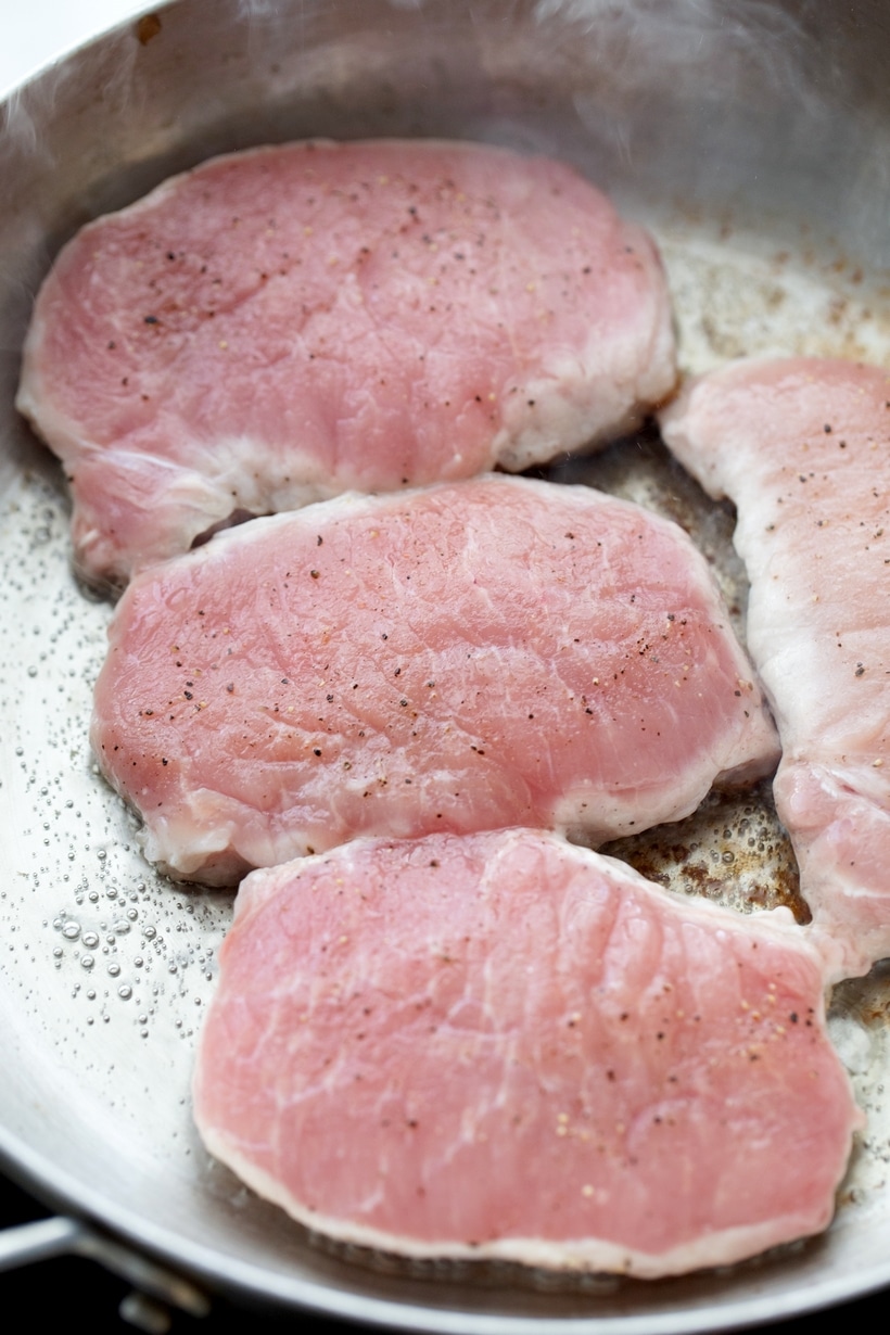 These orange glazed pork chops, made with just five ingredients, are ready in a flash and are perfect for any night of the week. The tangy orange glaze adds a burst of flavor that perfectly complements the savory chops. five ingredient dinner pork chops