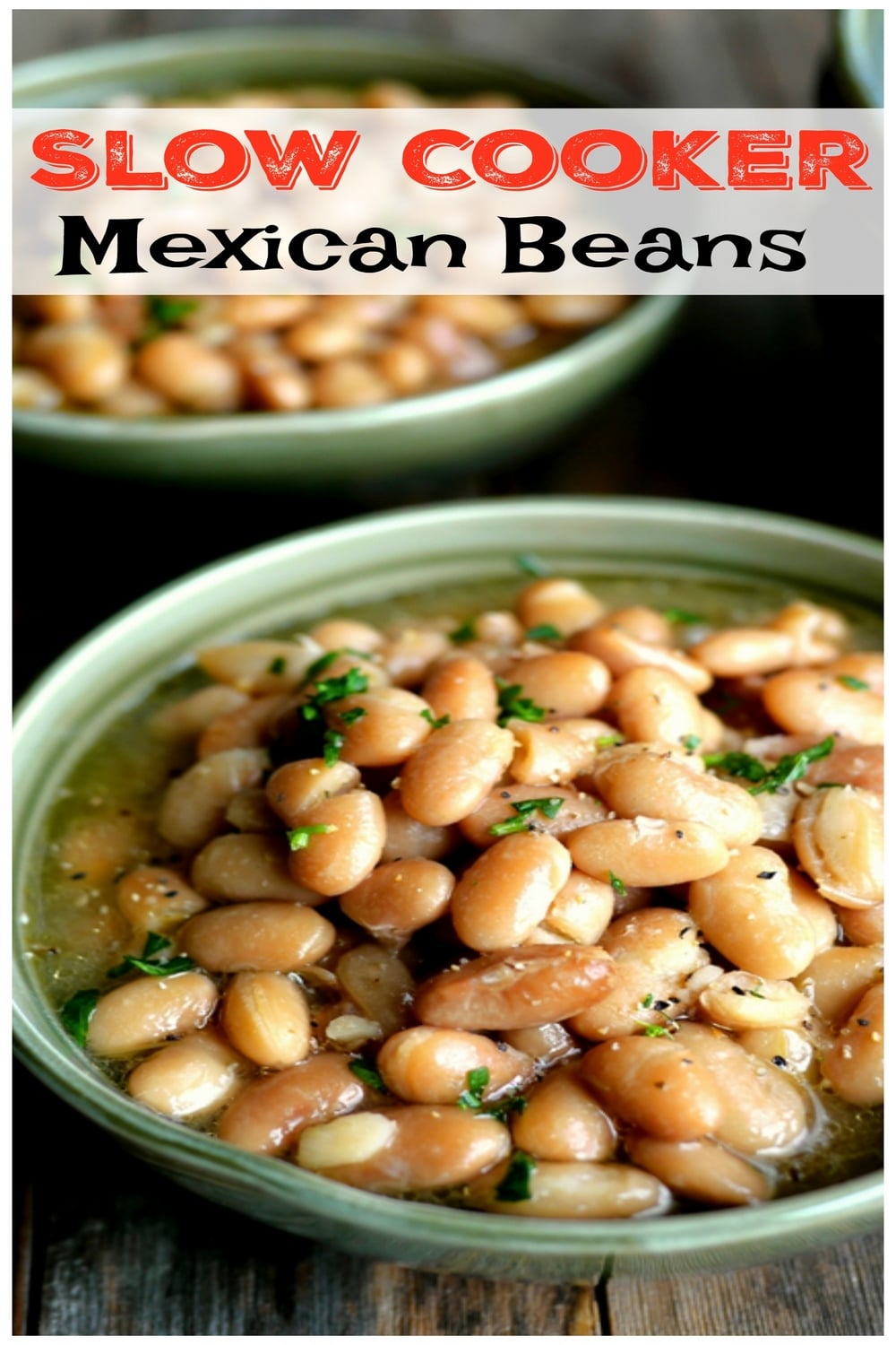 Get ready to fall in love with these slow cooker Mexican beans! Rich, buttery, and deliciously meaty Peruano beans make this recipe an easy and irresistible treat. via @cmpollak1