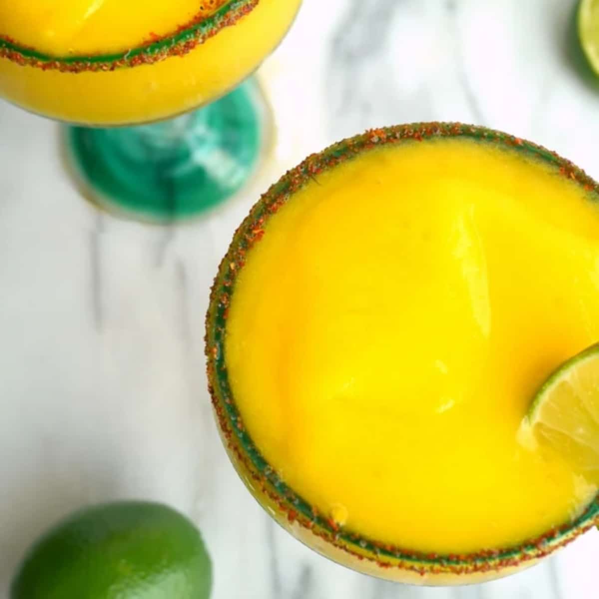 spicy mango frozen margaritas