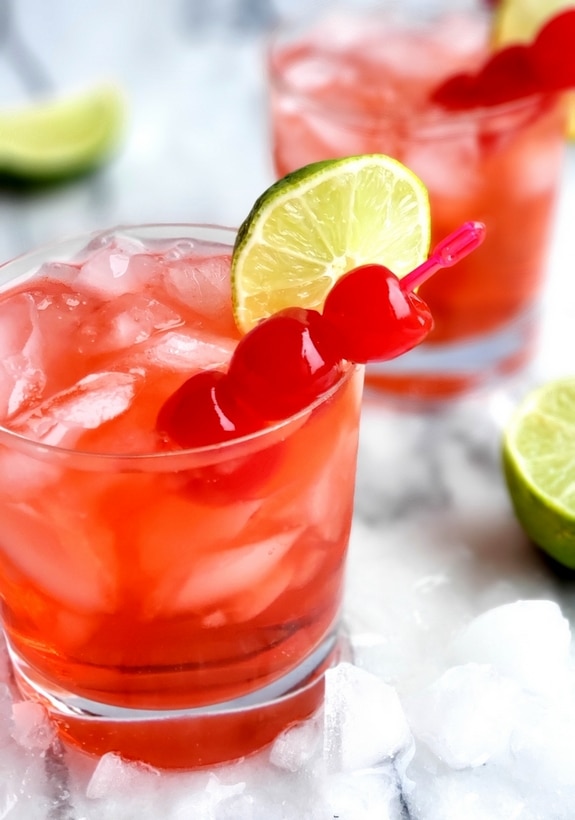 Adult Shirley Temple ready to cheers Dirty Shirley Adult Shirley Temple Cocktail