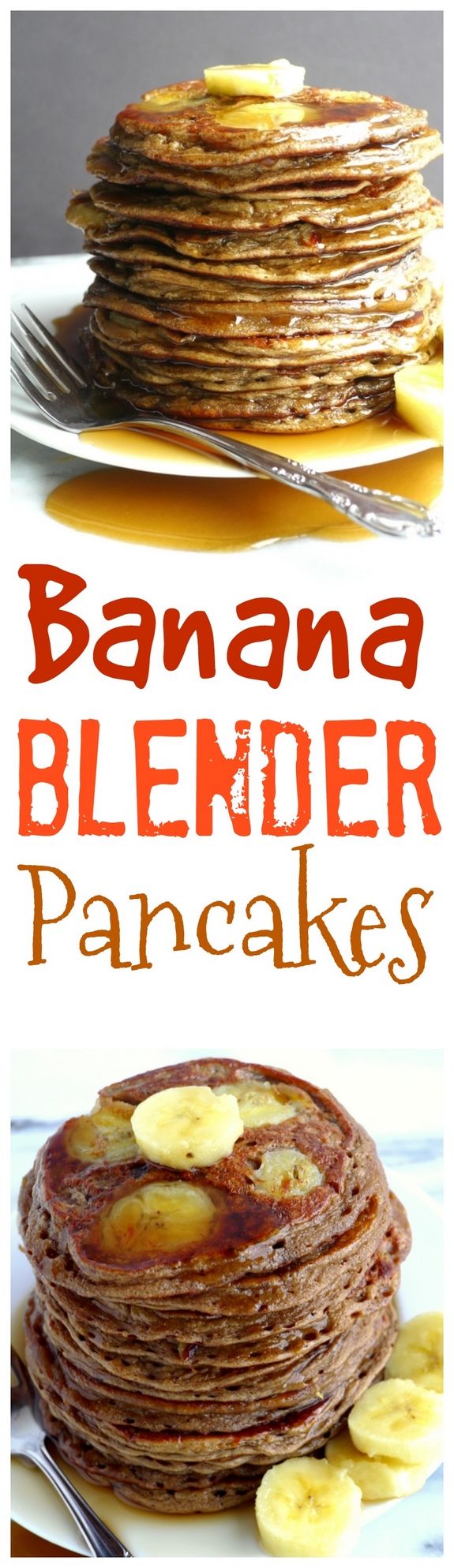 Quick and easy, these Banana Blender Pancakes are a cinch to throw together. Protein rich ingredients help create the base of these delicious and hearty pancakes, making breakfast a win-win for everyone in your home from NoblePig.com. via @cmpollak1