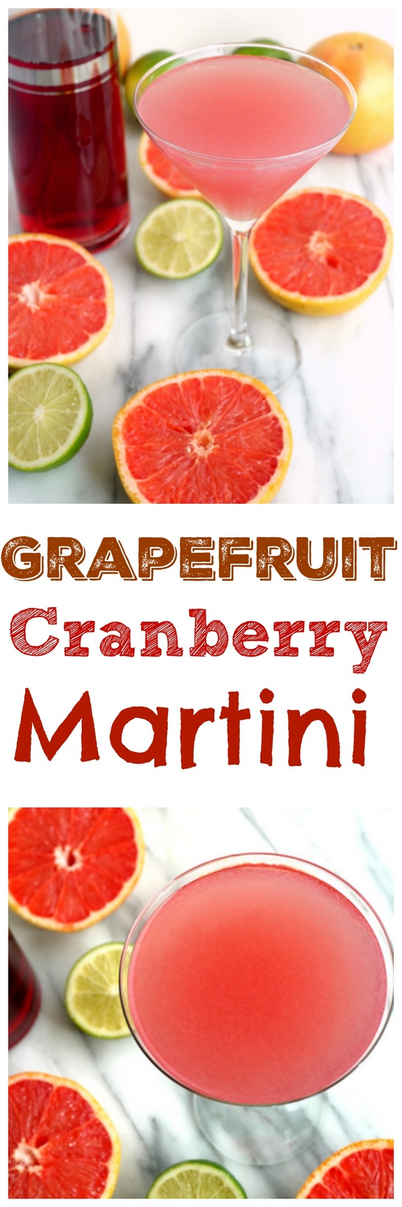Refreshingly tart and delicious, this Grapefruit Cranberry Martini will have you in fun mode in no time. A few sips of this delightful cocktail and you will forget all about winter from NoblePig.com. via @cmpollak1