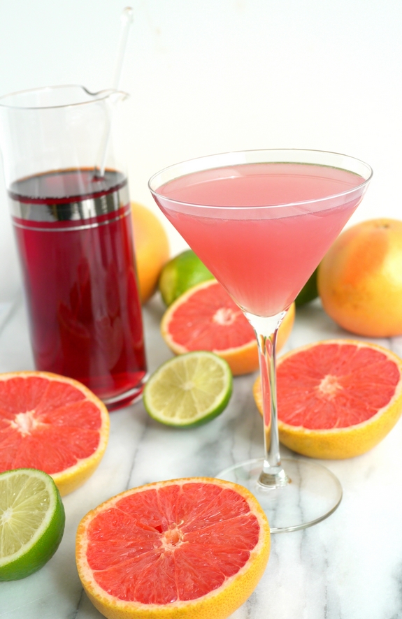 Grapefruit Cranberry Martini from NoblePig.com.