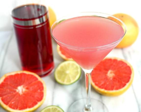 Grapefruit Cranberry Martini from NoblePig.com.