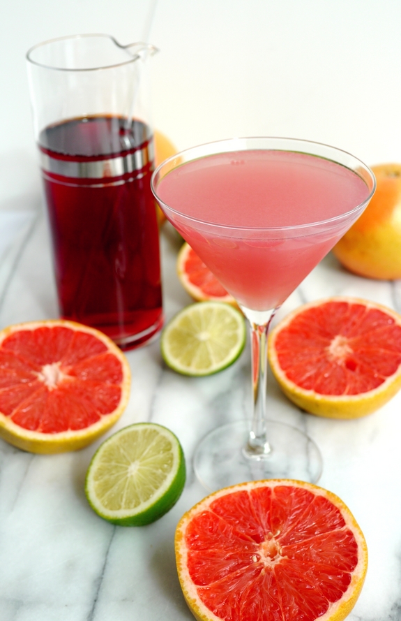 Grapefruit Cranberry Martini from NoblePig.com.