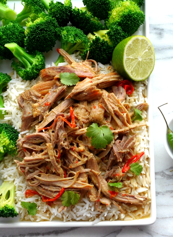 Slow Cooker Thai Pulled Pork