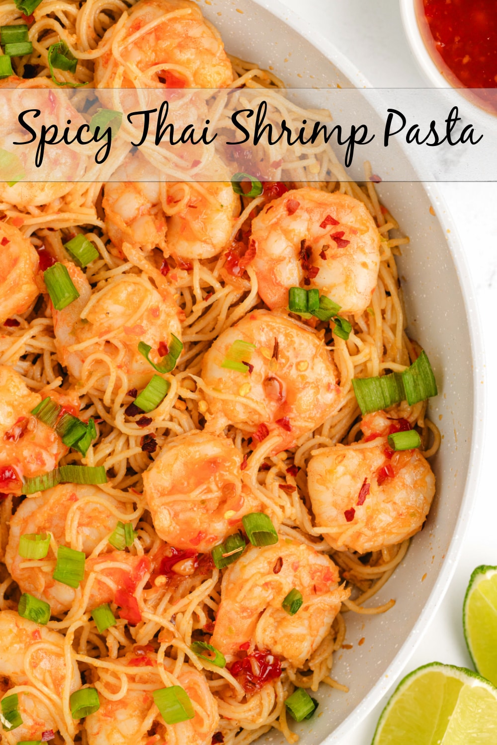 This Spicy Thai Shrimp Pasta is so easy to whip up, you'll want it twice a week! Plus, it reheats perfectly, making leftovers a lifesaver for busy weeks.This Spicy Thai Shrimp Pasta is so easy to whip up, you'll want it twice a week! Plus, it reheats perfectly, making leftovers a lifesaver for busy weeks. via @cmpollak1