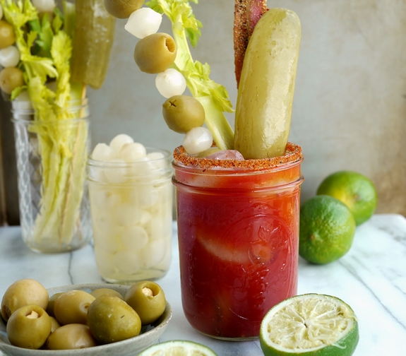 Dill Pickle Bacon Bloody Mary