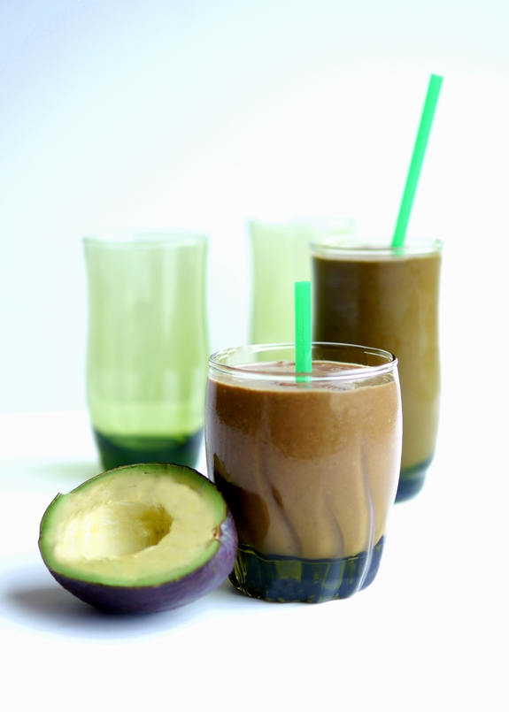 Chocolate Avocado Green Smoothie