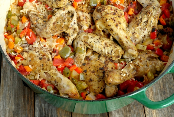 Easy Arroz Con Pollo from NoblePig.com