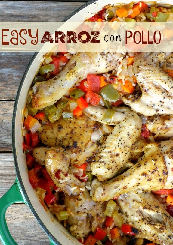 Easy Arroz Con Pollo from NoblePig.com