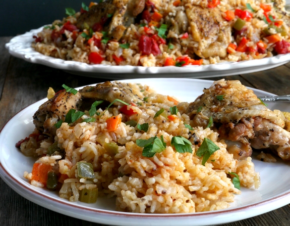 Easy Arroz Con Pollo from NoblePig.com