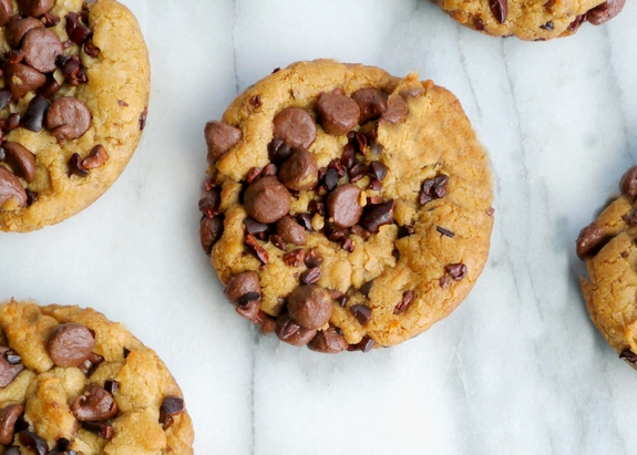 Tropical Chocolate Chip Cookies with Coconut Oil from NoblePig.com